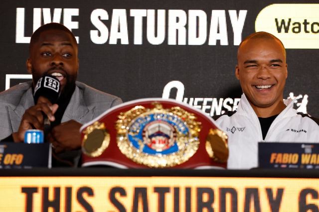 Los equipos de Fabio Wardley y Daniel Dubois eclipsan a los luchadores en una ardiente conferencia de prensa Los equipos de Fabio Wardley y Daniel Dubois eclipsan a los luchadores en una ardiente conferencia de prensa