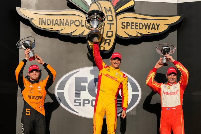 Rain and lightning cut short Indy 500 practice, but Team Penske still shines Rain and lightning cut short Indy 500 practice, but Team Penske still shines