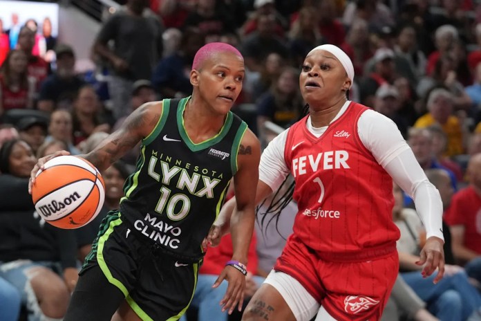 Lynx end 2-game losing skid, Jessica Shepard gets triple-double in 95-90 win over Fever Lynx end 2-game losing skid, Jessica Shepard gets triple-double in 95-90 win over Fever