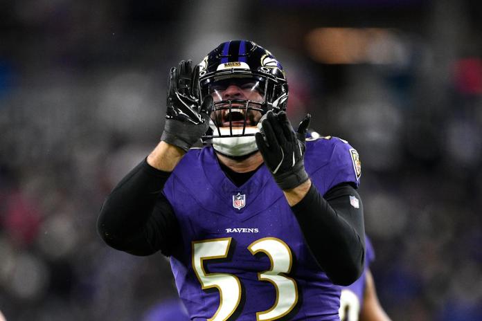 Ravens LB Kyle Van Noy has fitting celebration after sack cashes 0K contract incentive Ravens LB Kyle Van Noy has fitting celebration after sack cashes 0K contract incentive