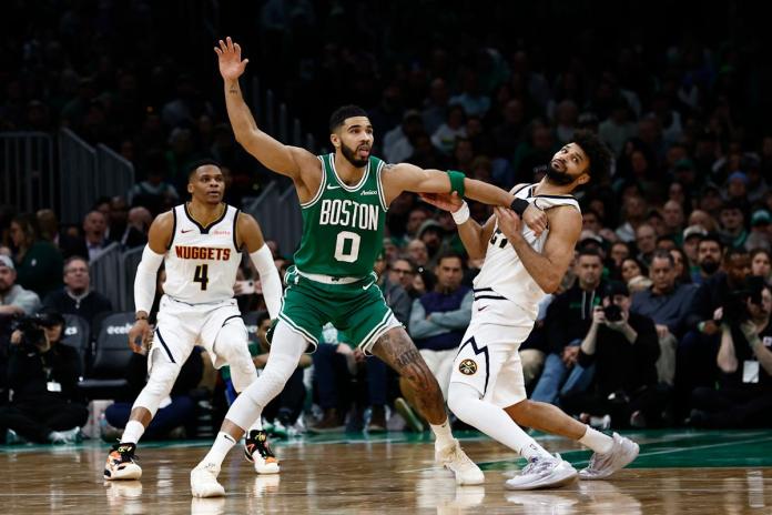 Celtics hold off Nuggets for 110-103 win behind Jaylen Brown’s 22 points, 8 assists Celtics hold off Nuggets for 110-103 win behind Jaylen Brown’s 22 points, 8 assists
