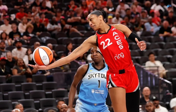A’ja Wilson has 31 and 11 rebounds, Aces beat Sky 80-66 for 14th consecutive win A’ja Wilson has 31 and 11 rebounds, Aces beat Sky 80-66 for 14th consecutive win