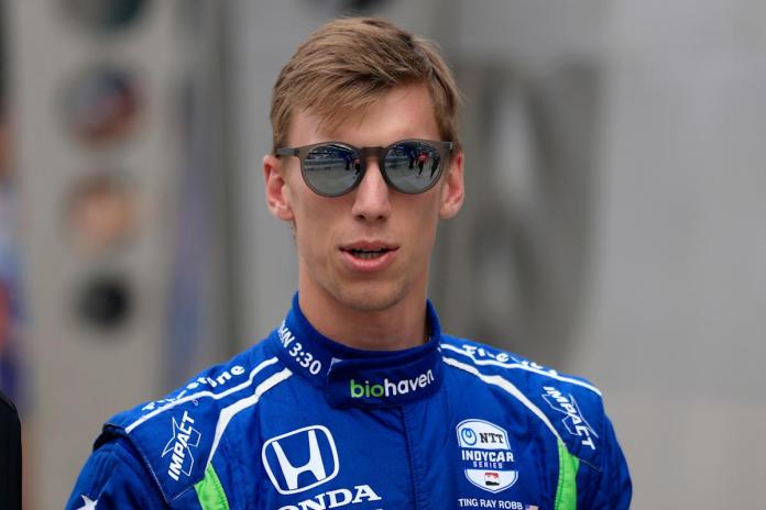 IndyCar driver Sting Ray Robb in ‘good condition’ after car flips over in last-lap crash IndyCar driver Sting Ray Robb in ‘good condition’ after car flips over in last-lap crash