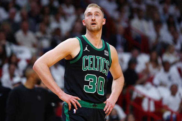 Boston Celtics sign undrafted third-year forward Sam Hauser to a four-year,  million extension Boston Celtics sign undrafted third-year forward Sam Hauser to a four-year,  million extension
