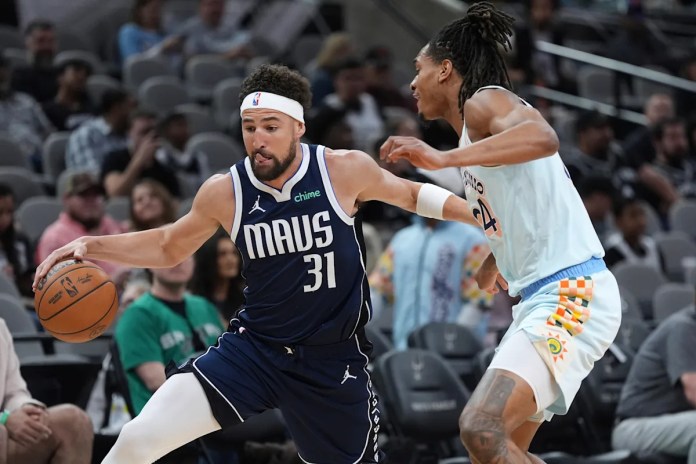 All-Star guards Thompson, Haliburton to miss Mavs-Pacers game as Anthony Davis progresses All-Star guards Thompson, Haliburton to miss Mavs-Pacers game as Anthony Davis progresses