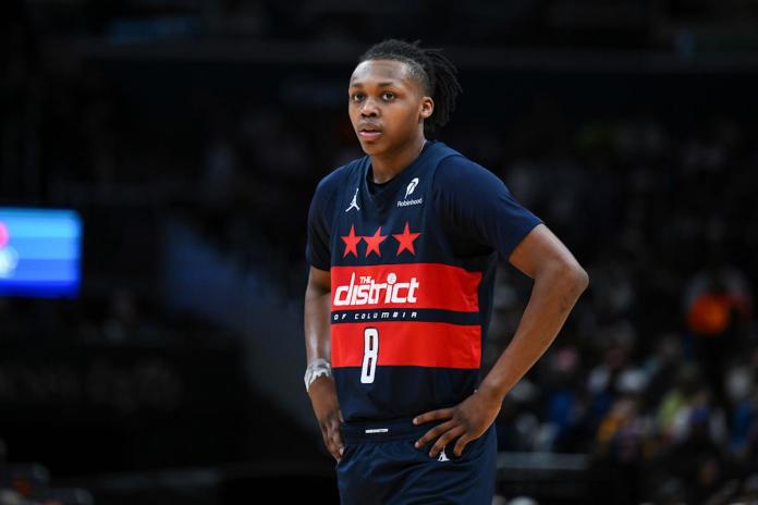 Wizards rookie Bub Carrington taken off court in wheelchair after scary head injury in loss to Knicks Wizards rookie Bub Carrington taken off court in wheelchair after scary head injury in loss to Knicks