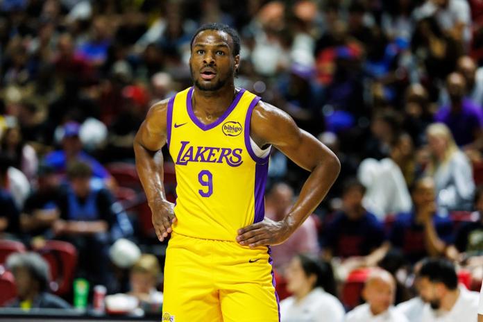 Bronny James’ NBA Summer League game-worn debut jersey sells for ,400 in auction Bronny James’ NBA Summer League game-worn debut jersey sells for ,400 in auction