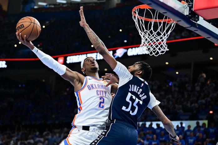 Thunder remind everyone why they’re the No. 1 seed in convincing win over Mavs Thunder remind everyone why they’re the No. 1 seed in convincing win over Mavs