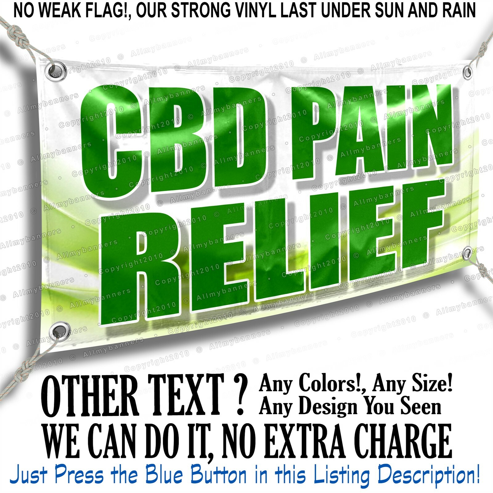 Cbd Pain Relief Custom Banner Vinyl Sign Allmybanners