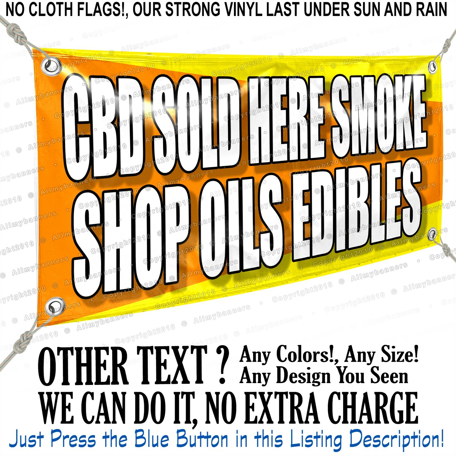 Cbd Sold Here Smoke Shop Oils Edibles Custom Vinyl Banner Personalized Outdoors