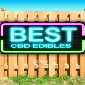 Best CBD Edibles Advertising Vinyl Banner Flag Sign Many Sizes Available USA Best CBD Edibles Advertising Vinyl Banner Flag Sign Many Sizes Available USA