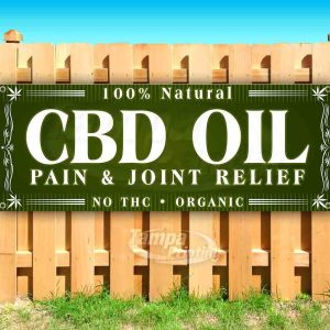CBD PAIN AND JOINT RELIEF NATURAL Advertising Vinyl Banner Flag Sign Many Sizes CBD PAIN AND JOINT RELIEF NATURAL Advertising Vinyl Banner Flag Sign Many Sizes