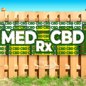 CBD MED Rx Advertising Vinyl Banner Flag Sign SMOKE SHOP OILS EDIBLES CBD MED Rx Advertising Vinyl Banner Flag Sign SMOKE SHOP OILS EDIBLES