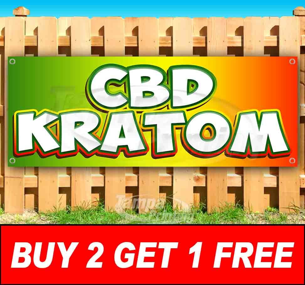 BUY TWO GET ONE FREE CBD Advertising Vinyl Banner Flag Sign Many Sizes EDIBLES