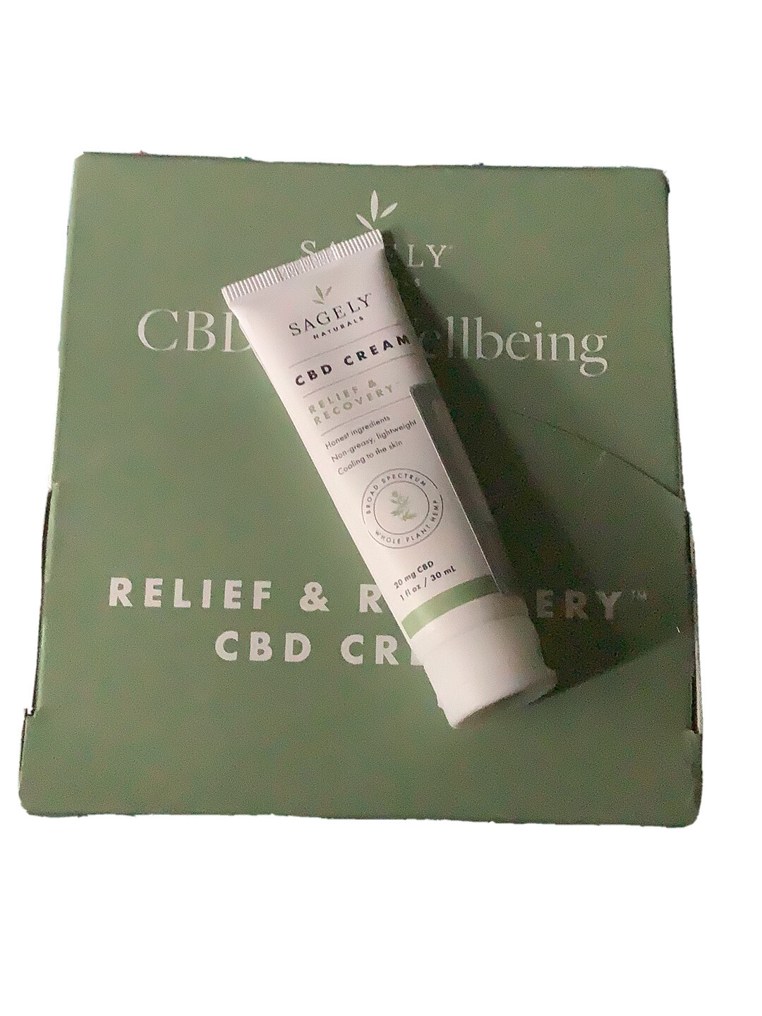 Sagely Relief & Recovery Body Cream 1 Oz Travel Size