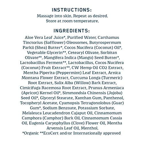 Charlotte’s Web Hemp Infused Cream (Unscented)