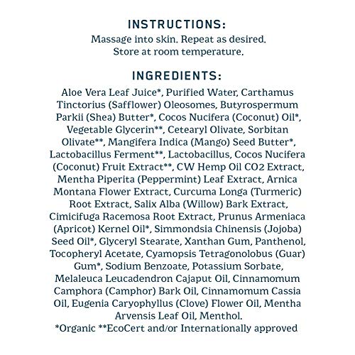 Charlotte’s Web Hemp Infused Cream (Unscented)