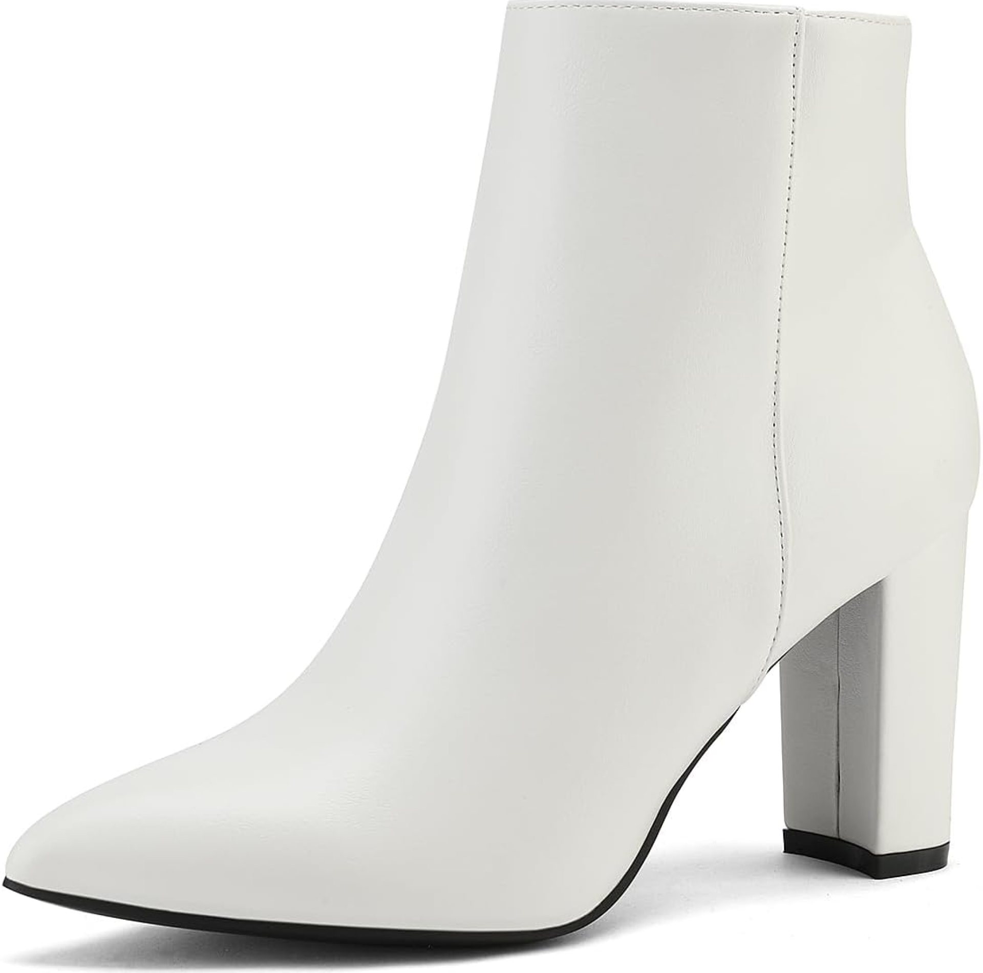 DREAM PAIRS Girls’s Chunky Heel Ankle Booties Pointed Toe Brief Boots DREAM PAIRS Girls’s Chunky Heel Ankle Booties Pointed Toe Brief Boots