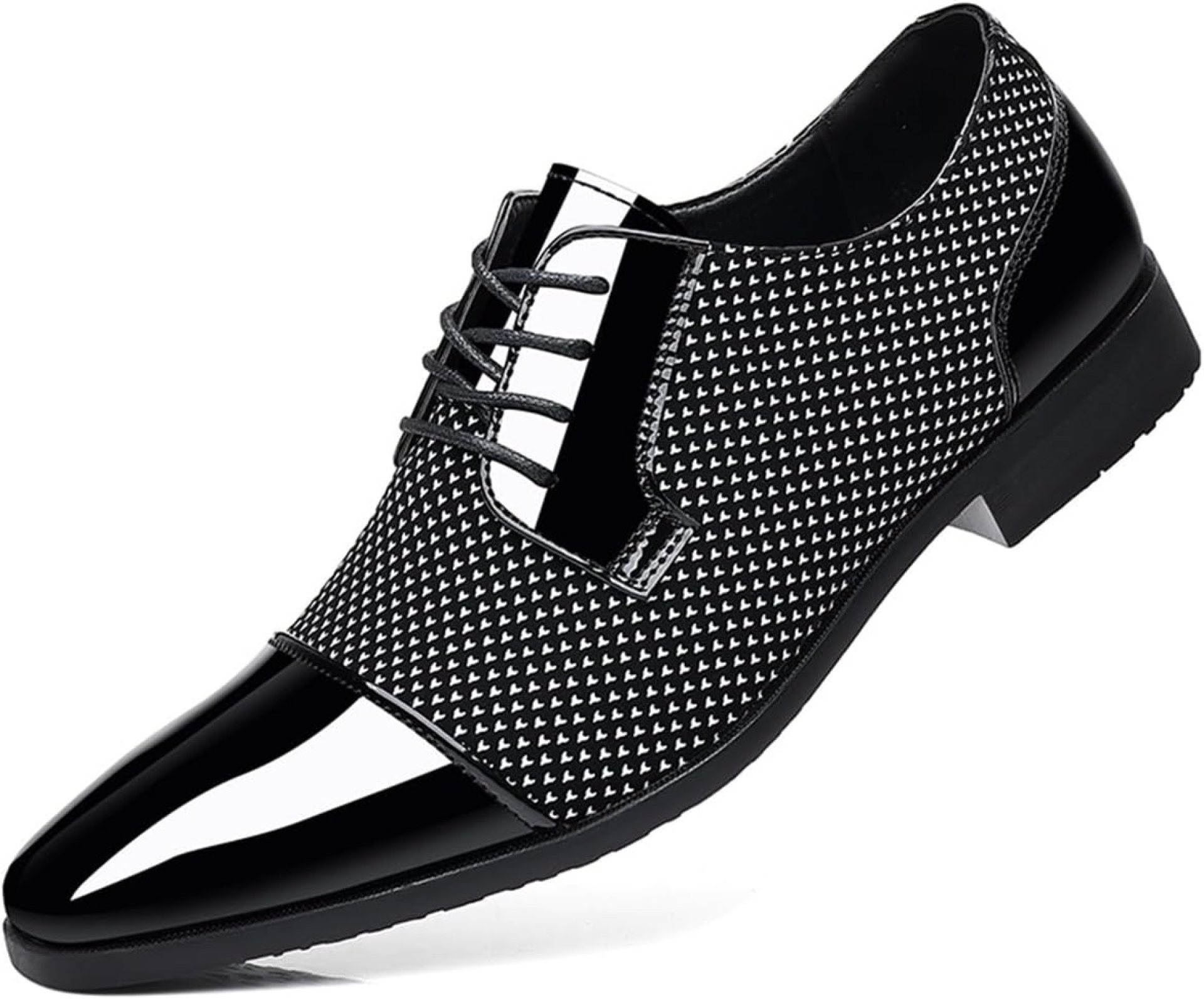 Males’s Trendy Cap Toe Patent Leather-based Tuxedo Gown Sneakers Formal Enterprise Lace up Oxfords Marriage ceremony Promenade Males’s Trendy Cap Toe Patent Leather-based Tuxedo Gown Sneakers Formal Enterprise Lace up Oxfords Marriage ceremony Promenade