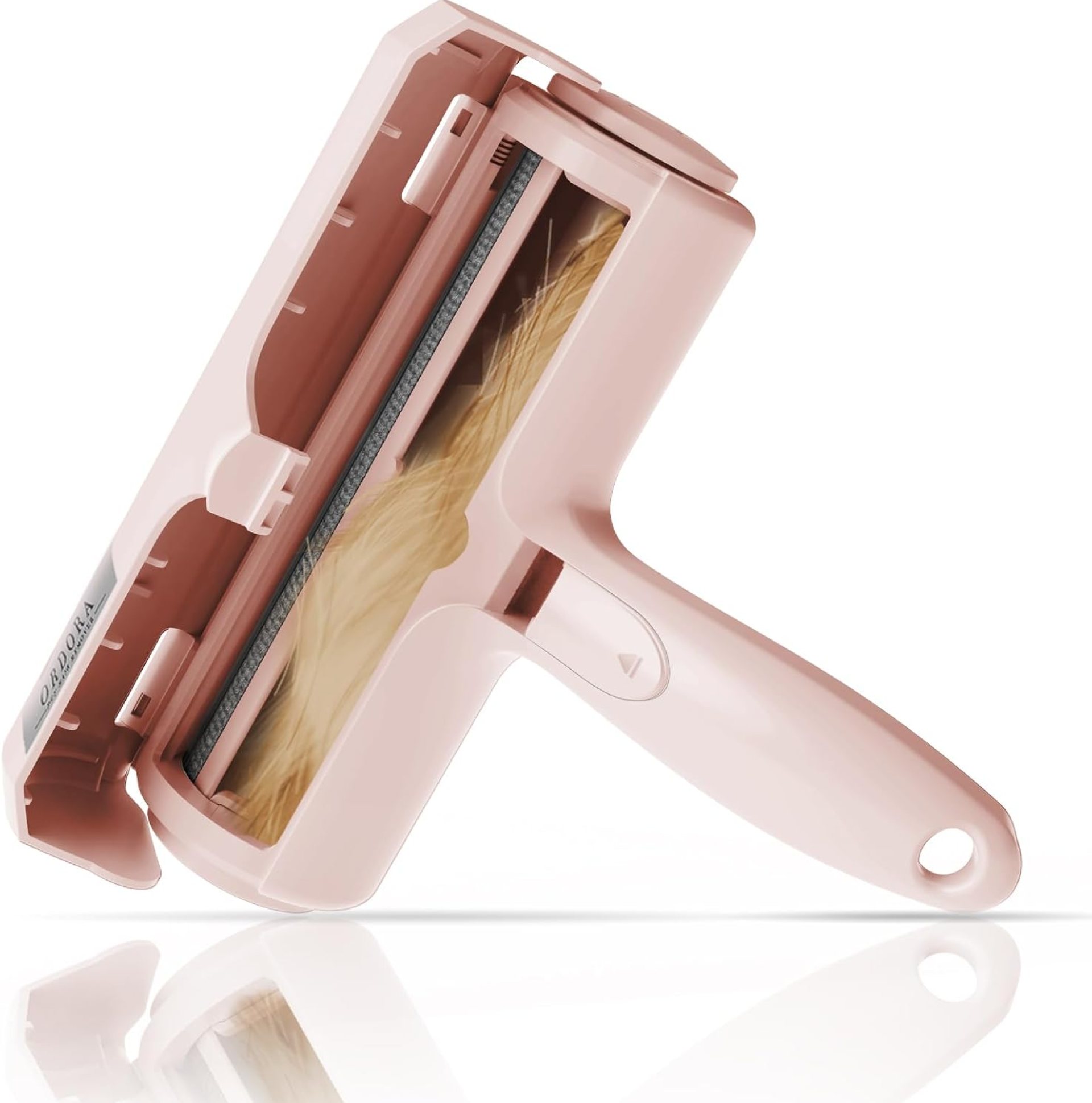 ORDORA Pet Hair Remover for Furnishings/Mattress, Reusable Canine Hair Remover Curler for Canine & Cat, Self-Cleansing, No Adhesive or Sticky Tape Wanted, Excellent Fur Remover for Sofa (Champagne Pink) ORDORA Pet Hair Remover for Furnishings/Mattress, Reusable Canine Hair Remover Curler for Canine & Cat, Self-Cleansing, No Adhesive or Sticky Tape Wanted, Excellent Fur Remover for Sofa (Champagne Pink)