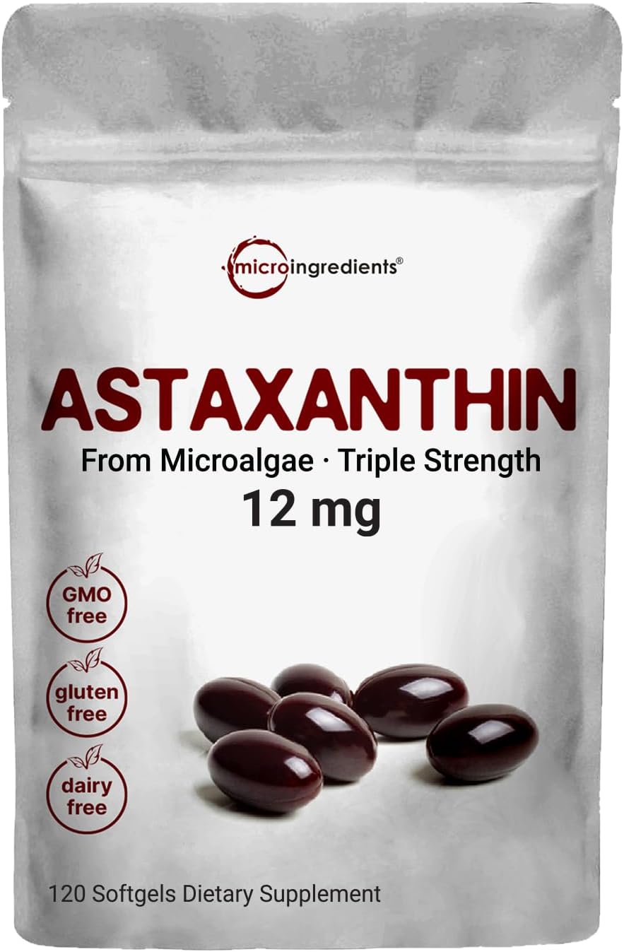 Micro Elements Astaxanthin 12mg, 120 Softgels, 4 Month Provide | Premium Astaxanthin Antioxidant Dietary supplements | Recent Microalgae Supply | Helps Eye, Joint, & Inside Circulation Well being Micro Elements Astaxanthin 12mg, 120 Softgels, 4 Month Provide | Premium Astaxanthin Antioxidant Dietary supplements | Recent Microalgae Supply | Helps Eye, Joint, & Inside Circulation Well being