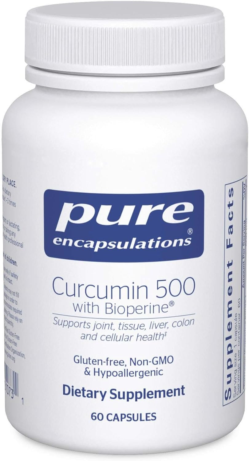 Pure Encapsulations Curcumin 500 with Bioperine – Antioxidant Complement to Assist Joints, Tissue, Liver, Colon & Mobile Well being* – with Turmeric Curcumin & Bioperine – 60 Capsules Pure Encapsulations Curcumin 500 with Bioperine – Antioxidant Complement to Assist Joints, Tissue, Liver, Colon & Mobile Well being* – with Turmeric Curcumin & Bioperine – 60 Capsules