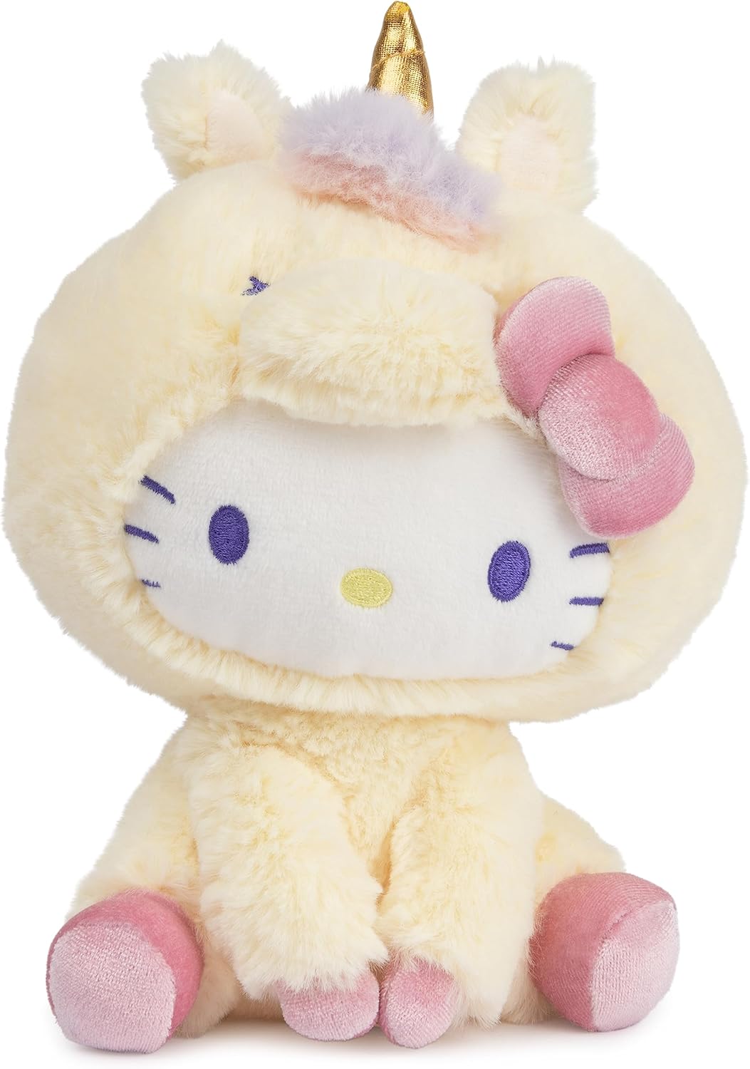 GUND Sanrio Howdy Kitty Unicorn Plush Toy, Premium Stuffed Animal for Ages 1 and Up, Yellow, 6” GUND Sanrio Howdy Kitty Unicorn Plush Toy, Premium Stuffed Animal for Ages 1 and Up, Yellow, 6”