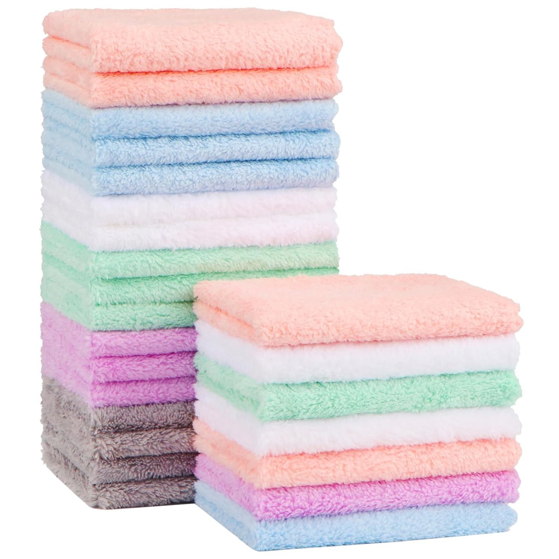 Orighty Child Washcloths 24-Pack(7”x9”), Microfiber Coral Fleece Child Towels, Tremendous Gentle and Absorbent Wash Cloths for Newborns, Infants and Toddlers, Mild on Delicate Pores and skin for Face Arms and Physique Orighty Child Washcloths 24-Pack(7”x9”), Microfiber Coral Fleece Child Towels, Tremendous Gentle and Absorbent Wash Cloths for Newborns, Infants and Toddlers, Mild on Delicate Pores and skin for Face Arms and Physique