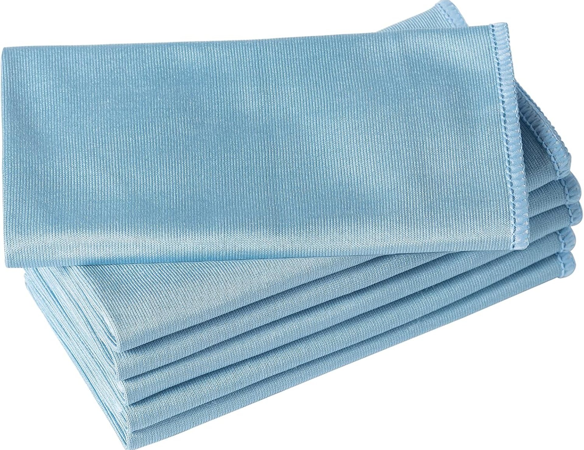 6 Pack Microfiber Glass Cleansing Fabric, 16 Inch X 16 Inch, Lint Free Shortly Clear Window, Glasses, Windshields, Mirrors, and Stainless Metal, Blue 6 Pack Microfiber Glass Cleansing Fabric, 16 Inch X 16 Inch, Lint Free Shortly Clear Window, Glasses, Windshields, Mirrors, and Stainless Metal, Blue