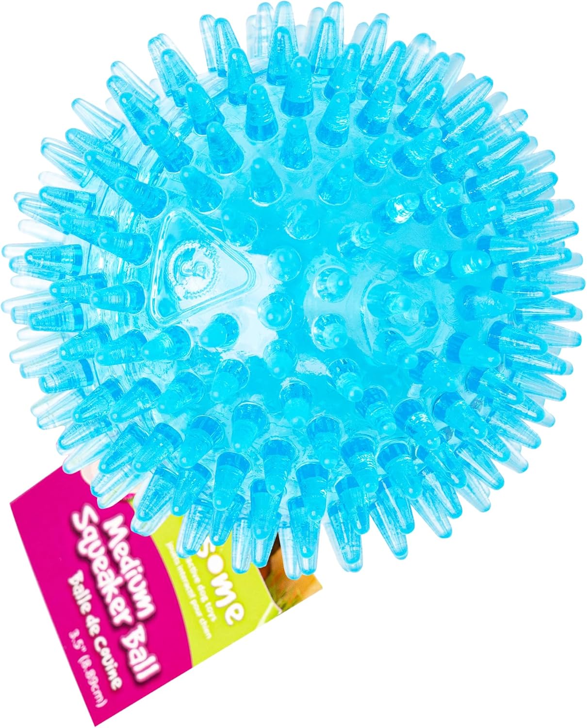 Gnawsome Medium Squeaker Ball Canine Toy, Medium 3.5″, Colours will differ, All Breed Sizes Gnawsome Medium Squeaker Ball Canine Toy, Medium 3.5″, Colours will differ, All Breed Sizes