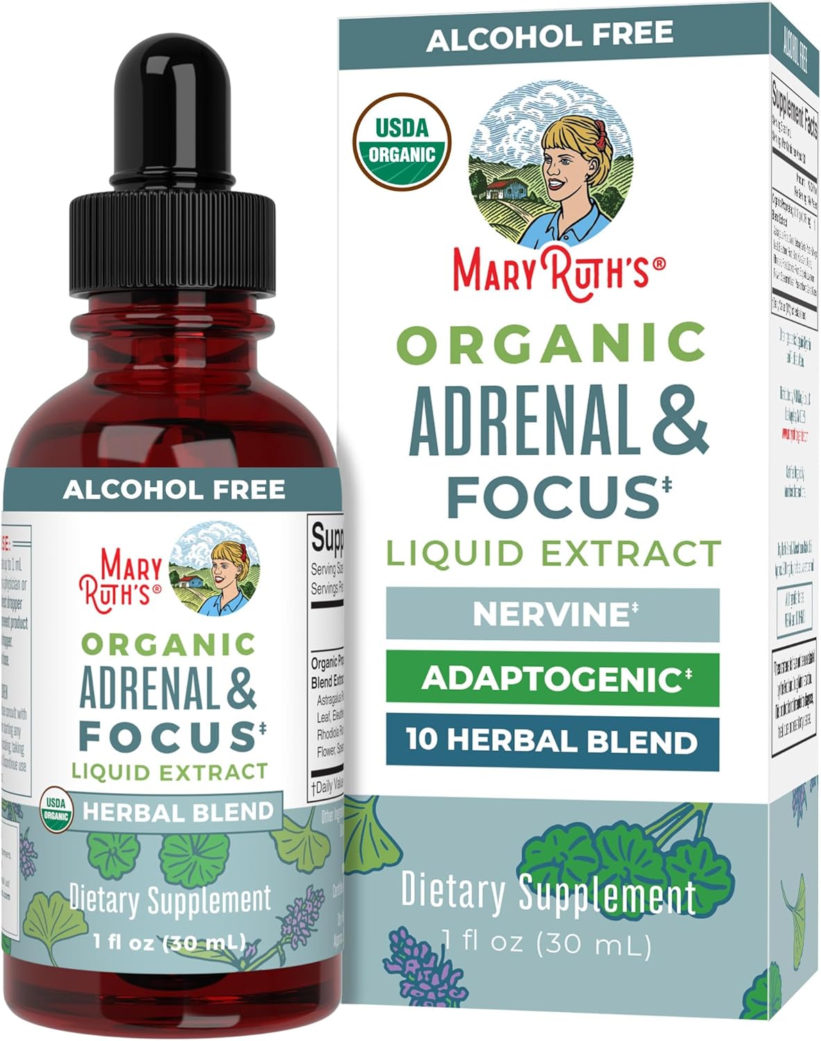 USDA Natural Nootropic Focus Complement with Ginkgo Biloba – Mind, Reminiscence and Adrenal Assist USDA Natural Nootropic Focus Complement with Ginkgo Biloba – Mind, Reminiscence and Adrenal Assist