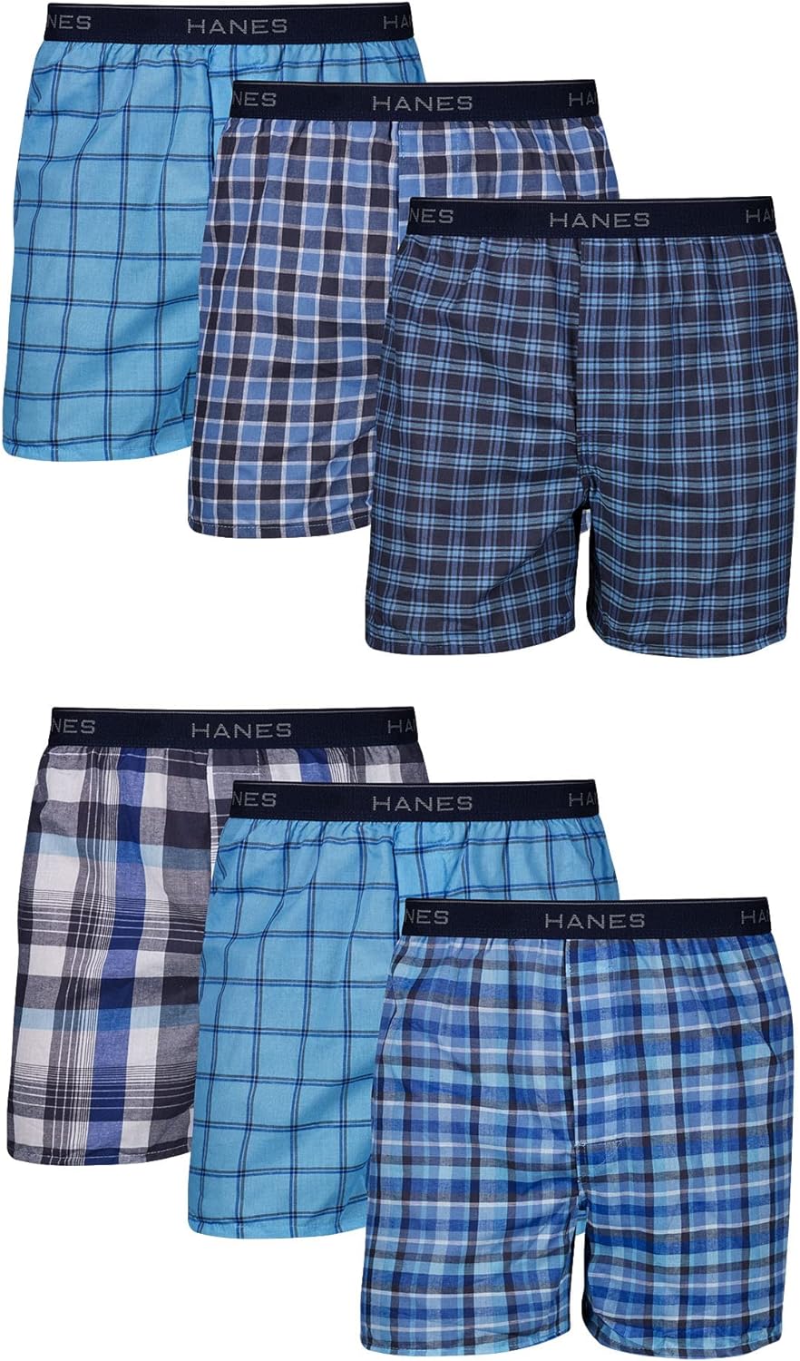 Hanes Males’s Tagless Boxer Underwear, Uncovered Waistband, Multi-packs Out there Hanes Males’s Tagless Boxer Underwear, Uncovered Waistband, Multi-packs Out there