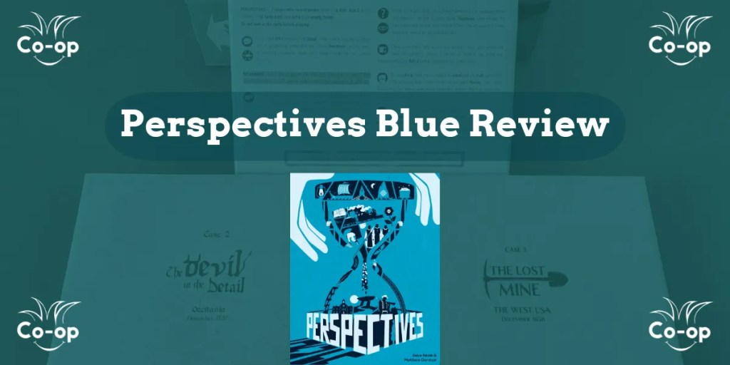 Perspectivas Blue Review | Jogo de tabuleiro de investigação cooperativa Perspectivas Blue Review | Jogo de tabuleiro de investigação cooperativa