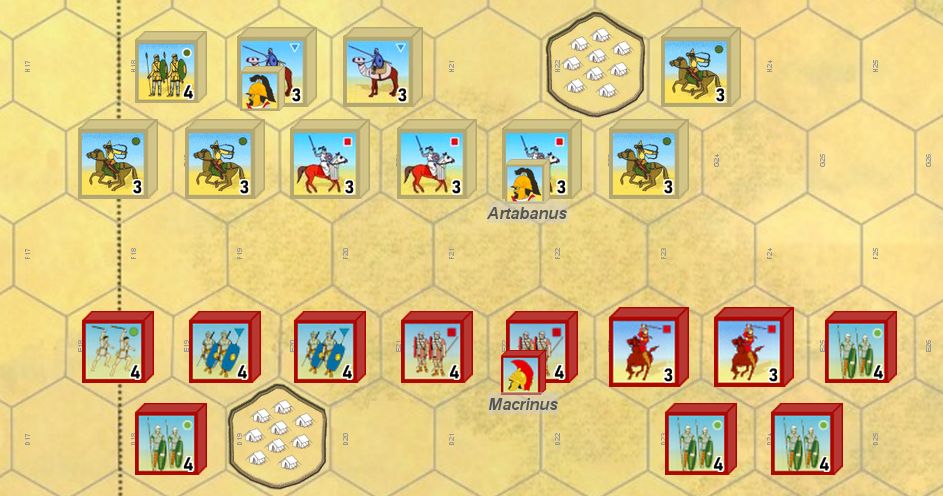 Camelos de gata em ação! Epic Nisibis (217 dC), como representado pela C&C Ancients – The Boardgames Chronicle Camelos de gata em ação! Epic Nisibis (217 dC), como representado pela C&C Ancients – The Boardgames Chronicle
