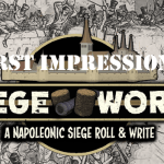 Um rolo de cerco napoleônico e escreva do solo Wargame – a ajuda dos jogadores Um rolo de cerco napoleônico e escreva do solo Wargame – a ajuda dos jogadores