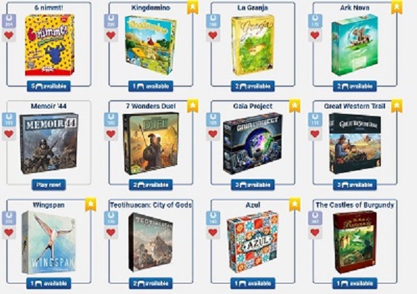 Meus 10 melhores jogos de tabuleiro na arena do jogo Meus 10 melhores jogos de tabuleiro na arena do jogo