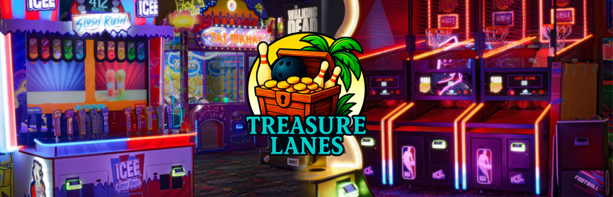 Treasure Lanes Bowling Center se expande com novo fliperama Treasure Lanes Bowling Center se expande com novo fliperama