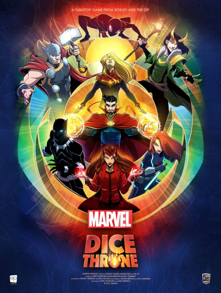 Primeiras impressões do trono de dados da Marvel Primeiras impressões do trono de dados da Marvel