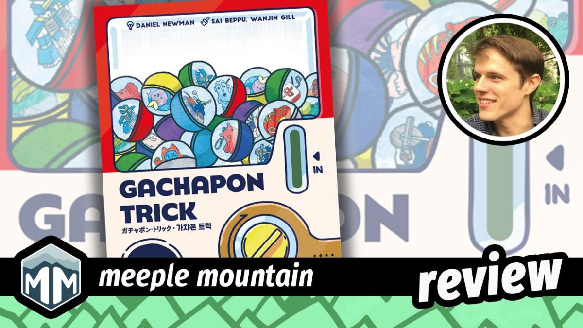 Análise do jogo Gachapon Trick – Meeple Mountain Análise do jogo Gachapon Trick – Meeple Mountain