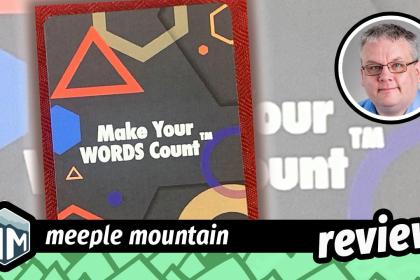 Faça suas palavras valerem! Análise do jogo – Meeple Mountain Faça suas palavras valerem! Análise do jogo – Meeple Mountain