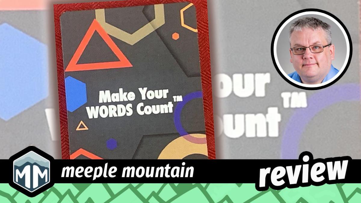 Faça suas palavras valerem! Análise do jogo – Meeple Mountain Faça suas palavras valerem! Análise do jogo – Meeple Mountain