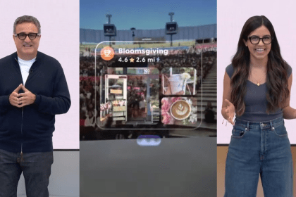 O Google mostrou óculos inteligentes elegantes com um HUD novamente O Google mostrou óculos inteligentes elegantes com um HUD novamente