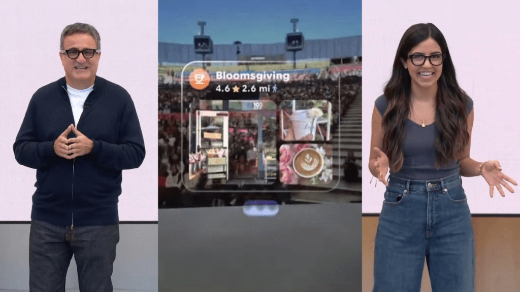 O Google mostrou óculos inteligentes elegantes com um HUD novamente O Google mostrou óculos inteligentes elegantes com um HUD novamente