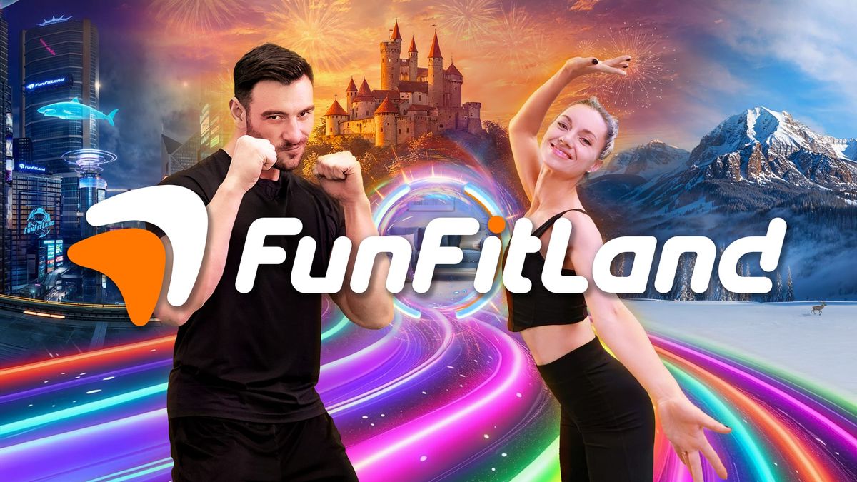 Funfitland é um treino convincente na missão com realidade mista e rastreamento manual Funfitland é um treino convincente na missão com realidade mista e rastreamento manual