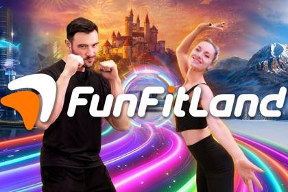 Funfitland é um treino convincente na missão com realidade mista e rastreamento manual Funfitland é um treino convincente na missão com realidade mista e rastreamento manual