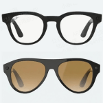 Renderizações aparentes de vazamento de meta-óculos de Ray-Ban de próxima geração Renderizações aparentes de vazamento de meta-óculos de Ray-Ban de próxima geração