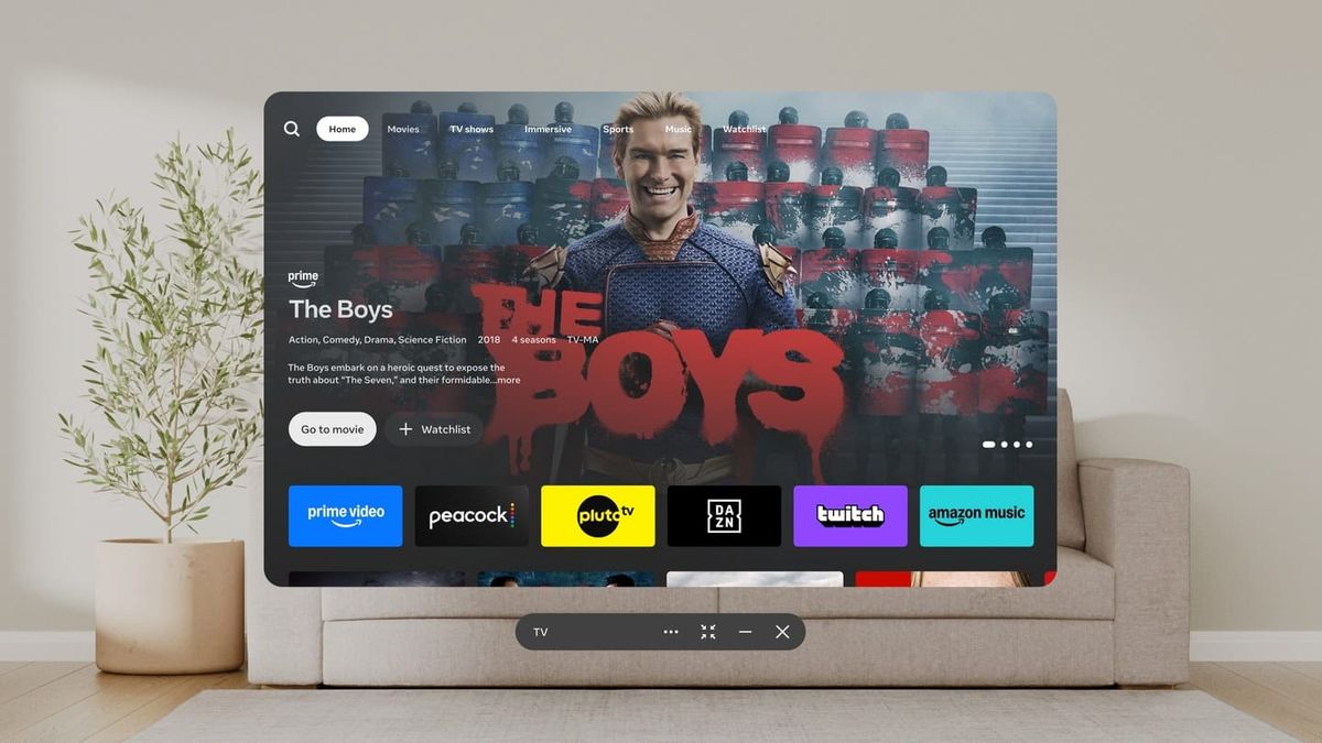O aplicativo de TV da Meta Reperhauls Quest para ser um hub para streaming de conteúdo O aplicativo de TV da Meta Reperhauls Quest para ser um hub para streaming de conteúdo