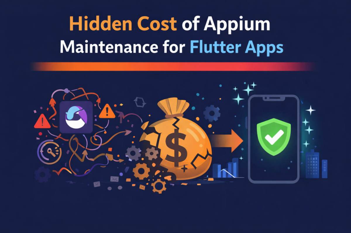 O custo oculto da manutenção do Appium para aplicativos Flutter e o que as equipes empresariais estão fazendo em vez disso | O custo oculto da manutenção do Appium para aplicativos Flutter e o que as equipes empresariais estão fazendo em vez disso |