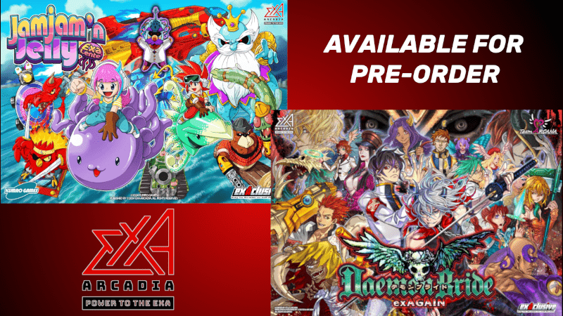 Arcade Heroes Exa-Arcadia coloca o Daemon Bride Exagain & Jamjam’n Jelly Exalente para pré-encomenda Arcade Heroes Exa-Arcadia coloca o Daemon Bride Exagain & Jamjam’n Jelly Exalente para pré-encomenda
