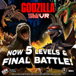 Heróis de arcade emoções cruas lança Godzilla Kaiju Wars Vr Ultimate; Gun superior: Maverick Heróis de arcade emoções cruas lança Godzilla Kaiju Wars Vr Ultimate; Gun superior: Maverick